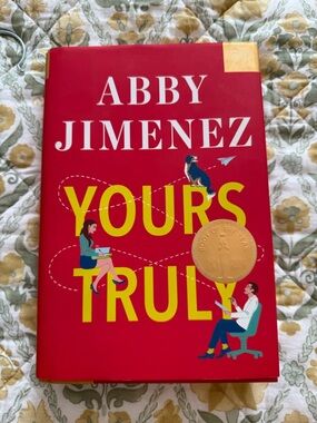 BOTM Abby Jimenez Yours Truly Hardcover Romance Book